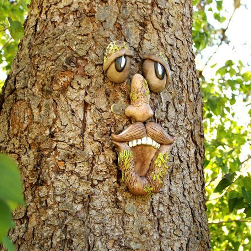 Funny Old Tree Man - Garden Art